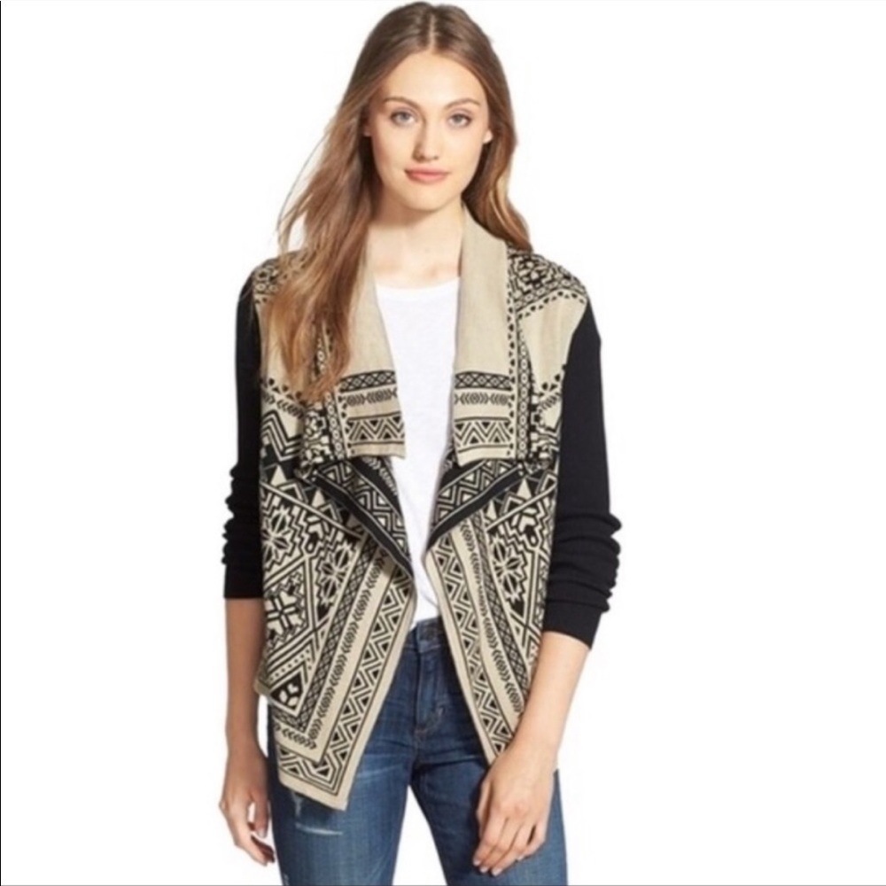 Lucky brand cardigan Bohemian style